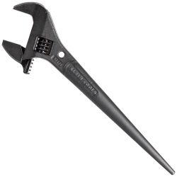 Adjustable Spud Wrenches - These construction wrenches come in various sizes and on their open-end feature adjustable heads, making them versatile and cutting down the number of wrenches you need to keep in your tool kit.