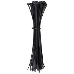 450-210 Cable Ties, Zip Ties, 50-Pound Tensile Strength, 11.5-Inch, Black