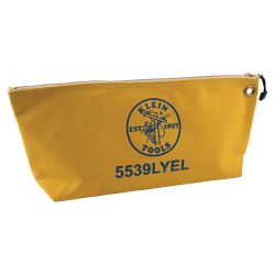5539LYEL Zipper Bag, Large Canvas Tool Pouch, 18-Inch, Yellow