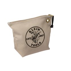 5539NAT Zipper Bag, Canvas Tool Pouch, 10-Inch, Natural