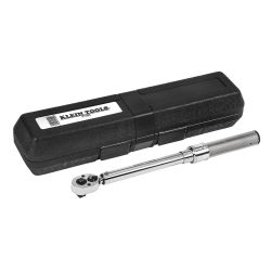 Torque Wrenches - Klein Tools’ line of torque wrenches are micro adjustable for increased accuracy and can be relied on to tighten your bolts to the best spec possible. With stainless steel handles for a comfortable grip, these wrenches come in multiple sizes and are easy to ready and adjust with a quick release lever.
