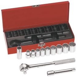 65510 1/2-Inch Drive Socket Wrench Set, 12-Piece