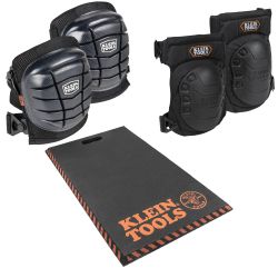 Jobsite Knee Pads and Kneeling Pads - Both Klein Tools’ knee pads and kneeling pads are both designed to keep your knees comfortable and protected on the jobsite. Our knee pads are ideal for when your jobsite requires you to be mobile, while kneeling pads are perfect whether you’re on your knees or standing, with both reducing knee fatigue and stress.