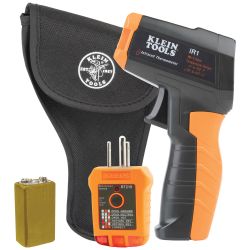 IR1KIT Infrared Thermometer with GFCI Receptacle Tester