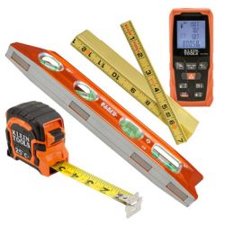 Levels &amp; Measuring Tools - Quick, easy and accurate measurements can make the difference between a job well done and one that misses the mark. Klein Tools helps professionals measure up to the task at hand. Our levels and measuring tools offer the precision and reliability needed to get the job done right the first time.