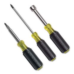 Screwdrivers and Nut Drivers - Klein Tools offers a variety of tip types, hex sizes, shaft lengths and handle designs. From Screwdriver Sets to space-saving Multi-Bit Screwdrivers, Phillips Screwdrivers to Tap Tools, Klein has the fastener drivers professionals demand to get the job done with comfort and ease.
