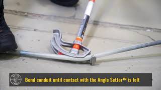 Properly Using Angle Setters with Conduit Benders